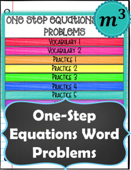 Preview of One Step Equations Word Problems➡DIGITAL NOTES + 2 QUIZZES