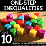 One-Step Inequalities 6th Grade Math Stations Now®️ - Math