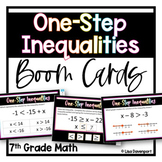 One Step Inequalities Boom Cards