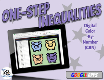 Preview of One-Step Inequalities - Color By Number