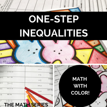 One Step Inequalities Coloring Teaching Resources Teachers Pay