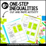 One-Step Inequalities Activity | Solving and Graphing Ineq