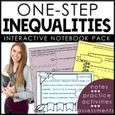 One Step Inequalities Interactive Notebook Set | Distance 