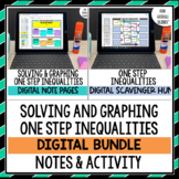 One Step Inequalities Note and Activity Bundle Google Drive™ 