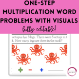 One-Step Multiplication Word problems with Visuals