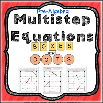 Preview of One Step, Two Step, and Variables on Both Sides Review Activity Pre-Algebra Game