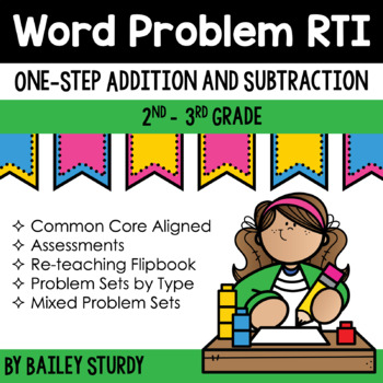 Preview of One Step Word Problem Intervention RTI for Addition and Subtraction