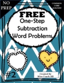 One-Step Word Problems -- FREEBIE