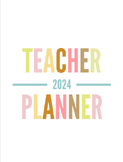 One Stop Teacher Planner 2024 - EDITABLE Digital & Printab