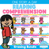 One Story a Day Reading Comprehension Growing Bundle
