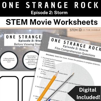 Preview of One Strange Rock - Storm Movie Guide for Earth's History and Orbit Activities