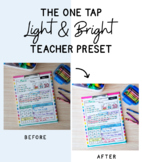 One Tap Light and Bright Teacher Preset for Photo Editing 