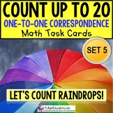One To One Correspondence RAINDROPS Counting To 20 TASK CA