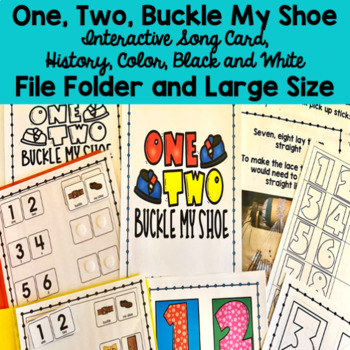 Preview of One, Two, Buckle My Shoe: Interactive Adapted Nursery Rhyme