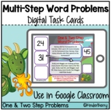 One & Two Step Word Problems Digital Task Cards | Google C