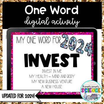 Preview of One Word Digital Activity