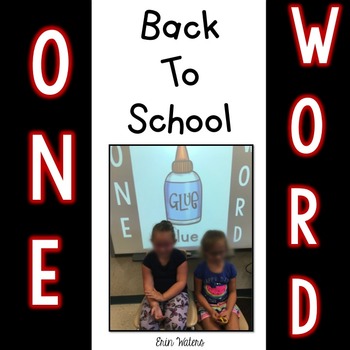 Preview of One Word Game - Back to School Game
