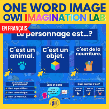 Preview of One Word Image Imagination Lab (OWI) - FRENCH