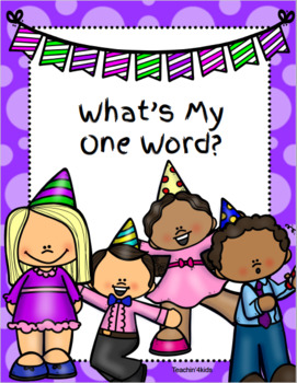 Preview of One Word New Year Goal Activity