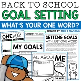 Back to School Goal Setting Activities Students Worksheets