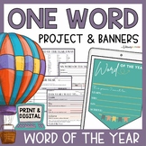 Word of the Year Activity | Back to School | Goals Project