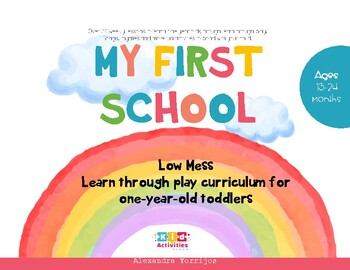 Preview of One Year Old Curriculum - My First School