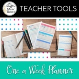 One a Week Teacher Planner