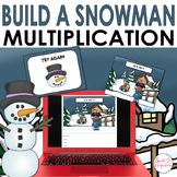 One and Two Digit Multiplication Activity - Winter Digital