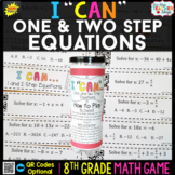 8th Grade Math Game | One and Two Step Equations