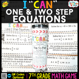7th Grade Math Game | One & Two Step Equations