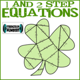One and Two Step Equations St. Patrick's Day Shamrock Puzzle