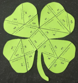 One and Two Step Inequalities Puzzle - St Patricks Day Mat