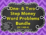 One- and Two-Step Money Word Problems BUNDLE