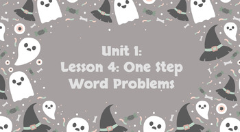 Preview of One and Two Step Word Problems