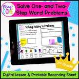 One and Two-Step Word Problems - 2nd Grade Math Digital Mi