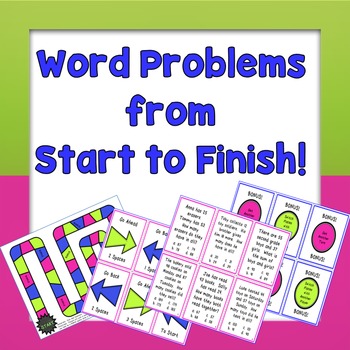Preview of One and Two Step Word Problems- Board Game 2.OA.1