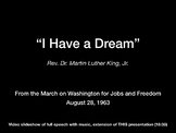 One-click Presentation of Martin Luther King's "I Have a D