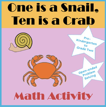 Preview of One is a Snail, Ten is a Crab - Making Ten (Open-ended Math Problem Solving)