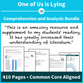 One of Us is Lying — Comprehension and Analysis Bundle | D
