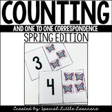 Counting & One-to-One Correspondence Activities {Spring Edition}