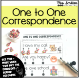 One to One Correspondence Reading Activity - Kindergarten 