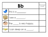 The Letter B: Initial Sound, One to One Correspondence and