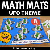 One-to-One Correspondence Math Mats | Aliens and Flying Saucers