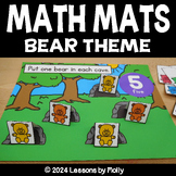 One-to-One Correspondence Math Mats | Bears and Caves