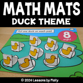 One-to-One Correspondence Math Mats | Ducks and Lily Pads