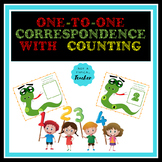 One to One Correspondence with Counting, Skippy the Snake 1-9