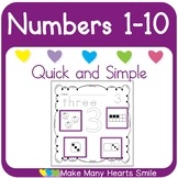 Numbers One to Ten Freebie MMHS10