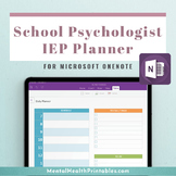 OneNote Planner for School Psychologists & Special Ed Teachers