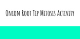 Onion Root Tip Mitosis Activity