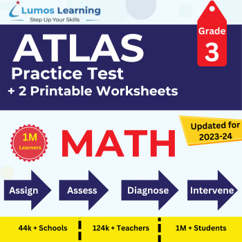 Preview of Online ATLAS Practice Tests + Worksheets, Grade 3 MATH - ATLAS Test Prep